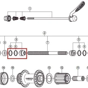 Shimano Konus HR Links FH-HG50/ RX100 Y-22098080 6