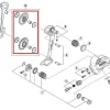 Shimano Leitrollenset Deore Ab 2006 9-fach Y-5VM98070 Ersatz: Y-5XH98120 7