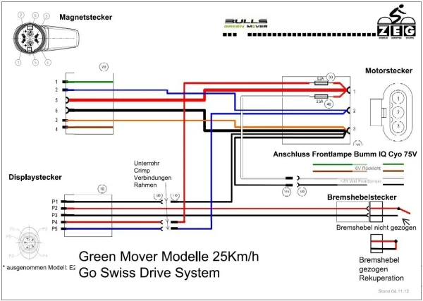 Bumm Lumotec IQ Cyo-E-Bike 75V Mit Tagfahrlicht (Lavida / Plus) Für Silbernen Hipo Stecker 3