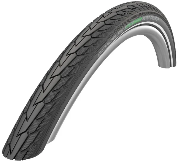 Schwalbe Road Cruiser Green Compound HS-484 Schwarz Reflex 1