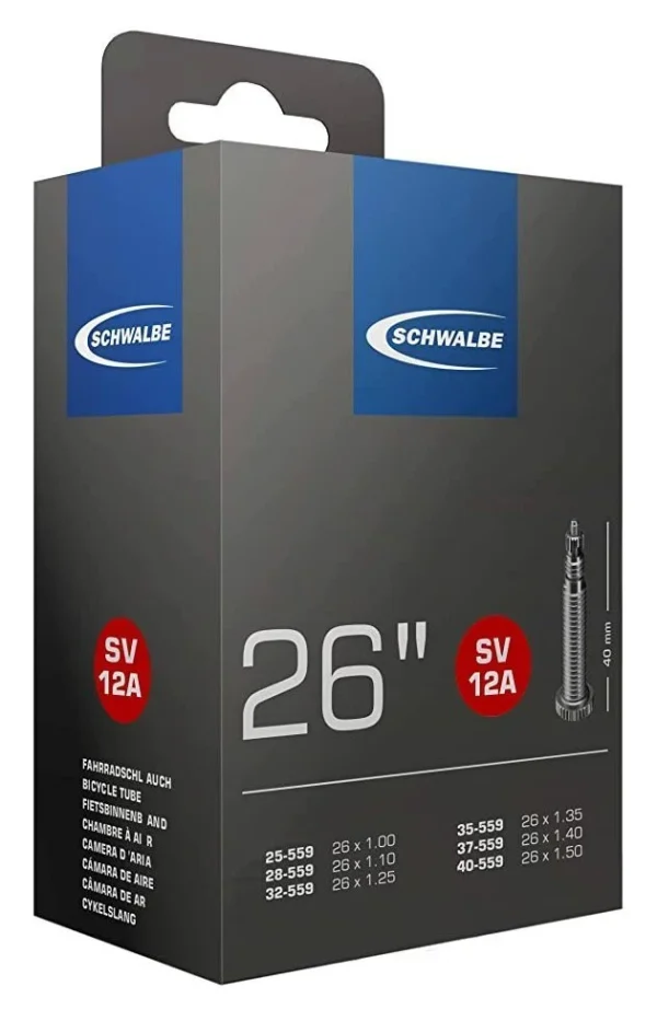 Schwalbe 12A SV: 26×1 1/8-26×1,40 1