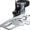 Shimano Deore FD-T6000-H Ab 2018 10×3-fach Downswing High-Clamp Dualpull 63-66° Silber 7