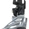 Shimano Deore FD-M6025-D Ab 2018 10×2-fach Downswing Direct-Mount High Dualpull 66-69° Schwarz 7