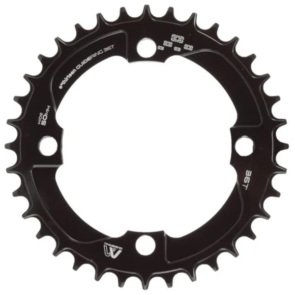 E-thirteen E*thirteen Guidering M4 104mm BCD 10-/11-fach 49/50mm Kettenlinie 36 Zähne Schwarz *** 1