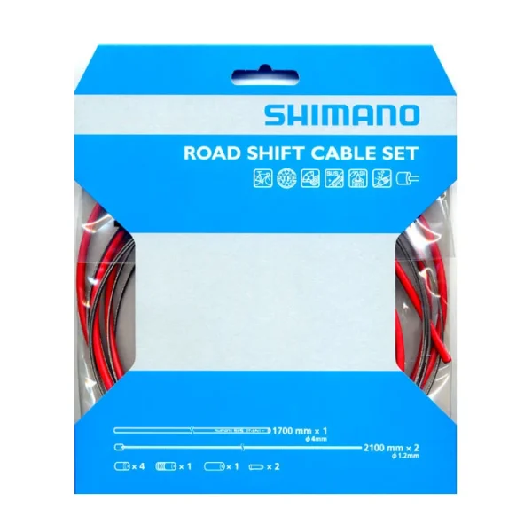 Shimano Dura Ace Schaltzug – Set Rot Road 1